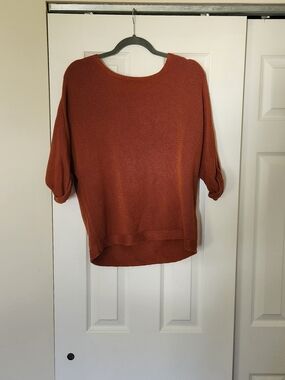 Rust Orange Women's Knit Sweater